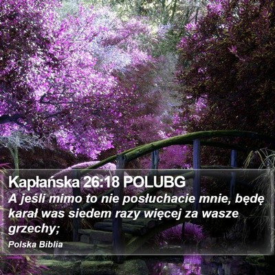 Kapłańska 26:18 POLUBG Bible Verse Image