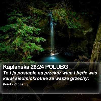 Kapłańska 26:24 POLUBG Bible Verse Image