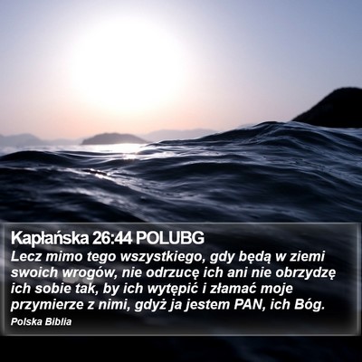 Kapłańska 26:44 POLUBG Bible Verse Image