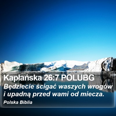 Kapłańska 26:7 POLUBG Bible Verse Image