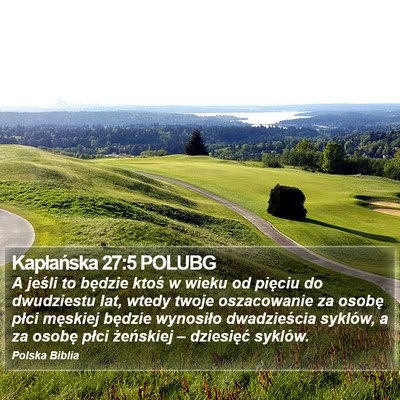 Kapłańska 27:5 POLUBG Bible Verse Image