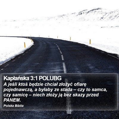 Kapłańska 3:1 POLUBG Bible Verse Image