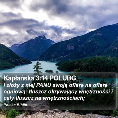 Kapłańska 3:14 POLUBG Bible Verse Image