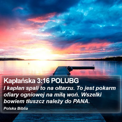 Kapłańska 3:16 POLUBG Bible Verse Image