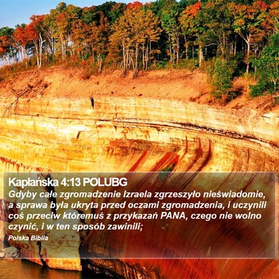 Kapłańska 4:13 POLUBG Bible Verse Image