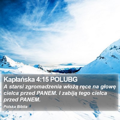 Kapłańska 4:15 POLUBG Bible Verse Image