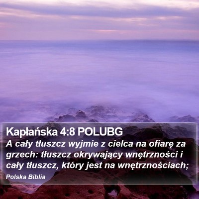 Kapłańska 4:8 POLUBG Bible Verse Image