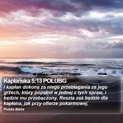 Kapłańska 5:13 POLUBG Bible Verse Image