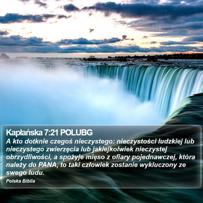 Kapłańska 7:21 POLUBG Bible Verse Image