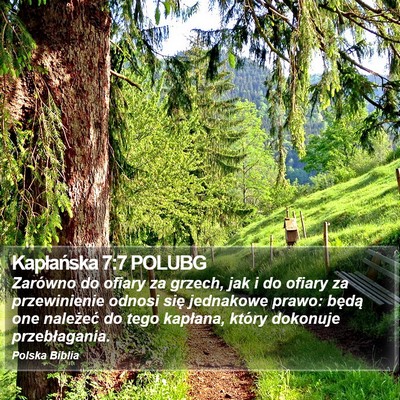 Kapłańska 7:7 POLUBG Bible Verse Image