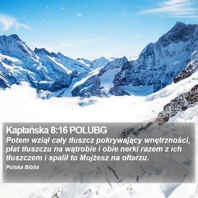 Kapłańska 8:16 POLUBG Bible Verse Image