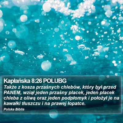 Kapłańska 8:26 POLUBG Bible Verse Image