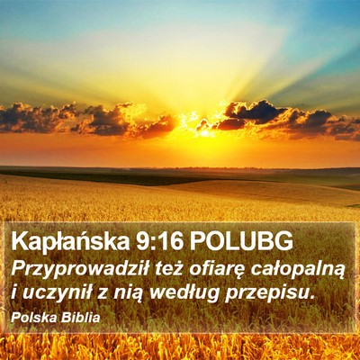 Kapłańska 9:16 POLUBG Bible Verse Image