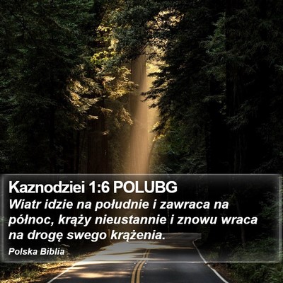 Kaznodziei 1:6 POLUBG Bible Verse Image