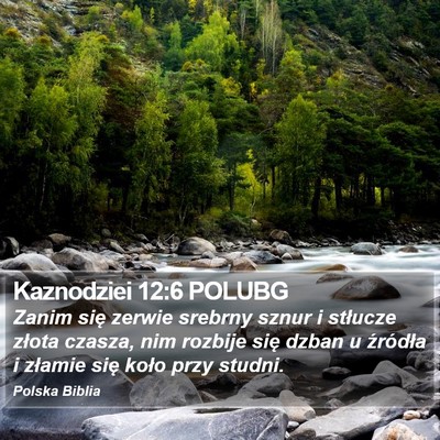 Kaznodziei 12:6 POLUBG Bible Verse Image