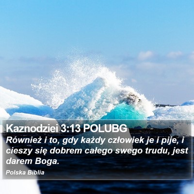 Kaznodziei 3:13 POLUBG Bible Verse Image
