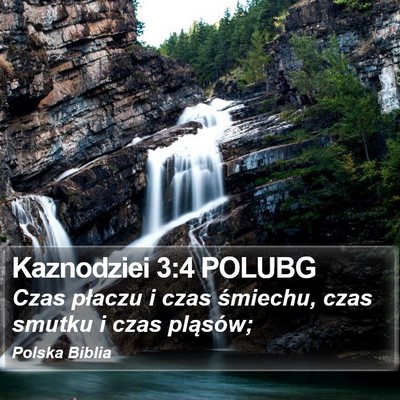 Kaznodziei 3:4 POLUBG Bible Verse Image