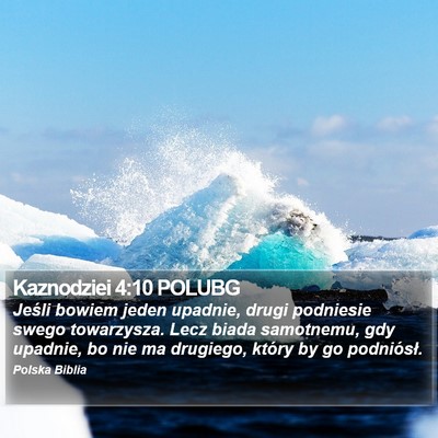 Kaznodziei 4:10 POLUBG Bible Verse Image