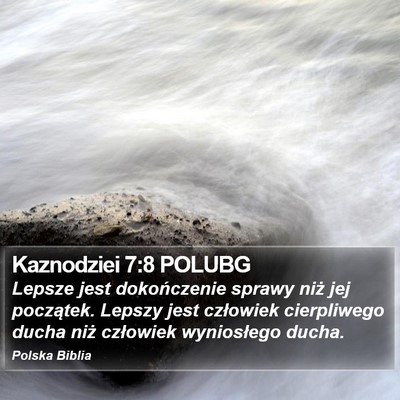 Kaznodziei 7:8 POLUBG Bible Verse Image