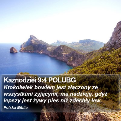 Kaznodziei 9:4 POLUBG Bible Verse Image
