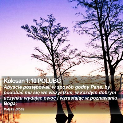 Kolosan 1:10 POLUBG Bible Verse Image