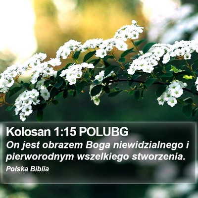 Kolosan 1:15 POLUBG Bible Verse Image