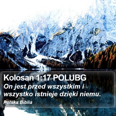 Kolosan 1:17 POLUBG Bible Verse Image