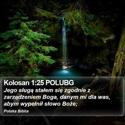 Kolosan 1:25 POLUBG Bible Verse Image