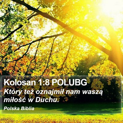Kolosan 1:8 POLUBG Bible Verse Image