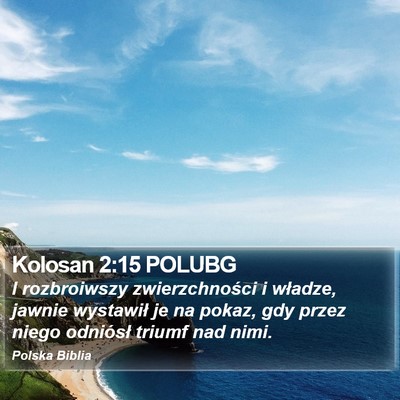 Kolosan 2:15 POLUBG Bible Verse Image