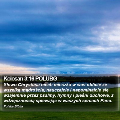 Kolosan 3:16 POLUBG Bible Verse Image