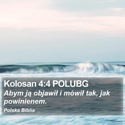 Kolosan 4:4 POLUBG Bible Verse Image
