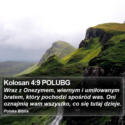 Kolosan 4:9 POLUBG Bible Verse Image