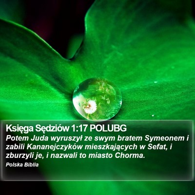 Księga Sędziów 1:17 POLUBG Bible Verse Image