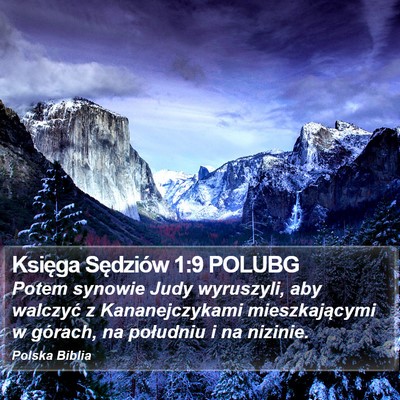 Księga Sędziów 1:9 POLUBG Bible Verse Image