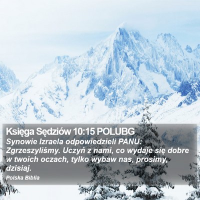 Księga Sędziów 10:15 POLUBG Bible Verse Image