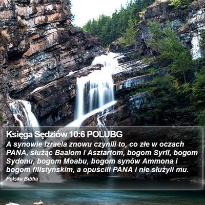 Księga Sędziów 10:6 POLUBG Bible Verse Image
