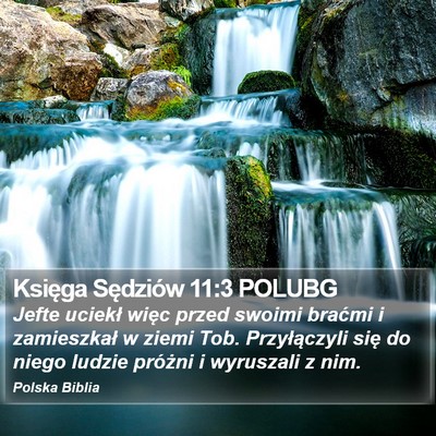 Księga Sędziów 11:3 POLUBG Bible Verse Image