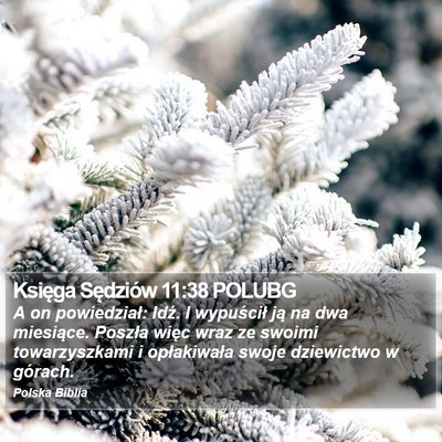 Księga Sędziów 11:38 POLUBG Bible Verse Image