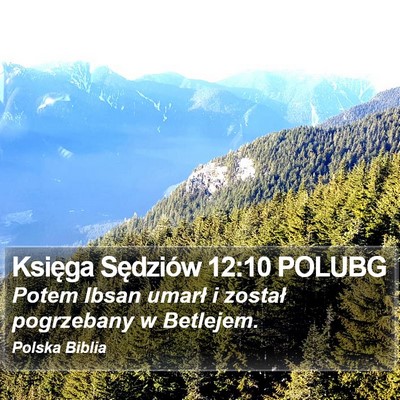 Księga Sędziów 12:10 POLUBG Bible Verse Image