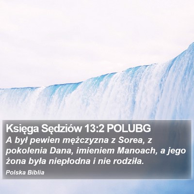 Księga Sędziów 13:2 POLUBG Bible Verse Image