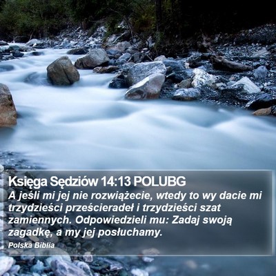 Księga Sędziów 14:13 POLUBG Bible Verse Image