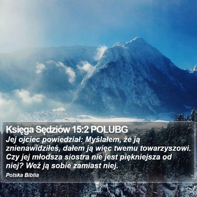 Księga Sędziów 15:2 POLUBG Bible Verse Image
