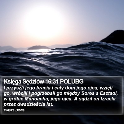 Księga Sędziów 16:31 POLUBG Bible Verse Image
