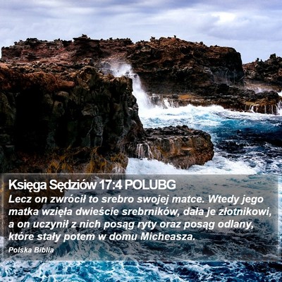Księga Sędziów 17:4 POLUBG Bible Verse Image
