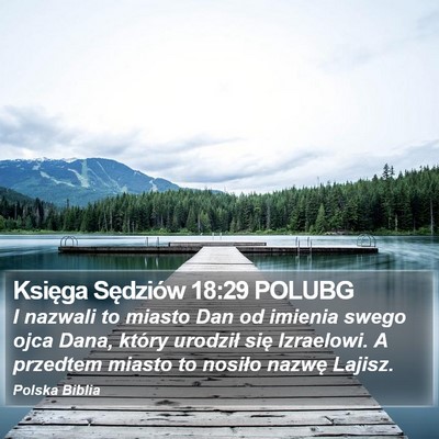 Księga Sędziów 18:29 POLUBG Bible Verse Image
