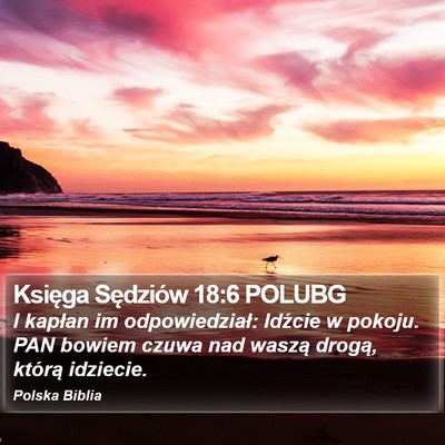 Księga Sędziów 18:6 POLUBG Bible Verse Image