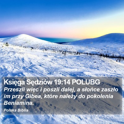 Księga Sędziów 19:14 POLUBG Bible Verse Image
