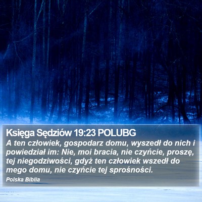 Księga Sędziów 19:23 POLUBG Bible Verse Image