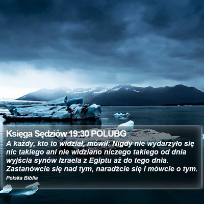 Księga Sędziów 19:30 POLUBG Bible Verse Image